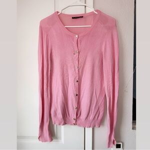 Zara Vintage Barbie Light Pink Button Up Cardigan S(4)Size